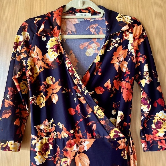 Floral Wrap Dress - Picture 3 of 3